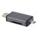 Micro USB 2.0 Type C to TF Memory Card Adapter OTG Smart Memory Card Reader