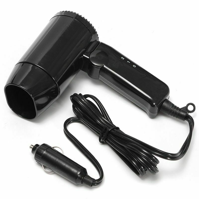 Car Hair Blow Dryer Heat Dc12V 216W Portable Foldable Blower Hot Wind For T R9C9