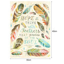 5D Diamond Embroidery Feather Painting Cross Stitch DIY Craft Home Decor