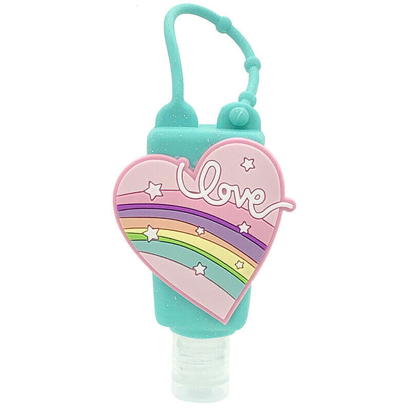 Cute Star Mermaid Silicone Case liquid Lotion Shower Holder With Empty Bot.AU