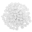 100pcs Five-Pointed Star Stamp Paint Wax Envelope Card Sealing Wax(White) A