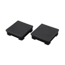 2 Pcs 70mm x 70mm Plastic Square Caps Tube Pipe Inserts End Blanking E3Z9