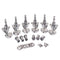 1 Set Metal Tuning Keys Tuners 3R3L 18:1 Gear Ratio Luthier Supply for