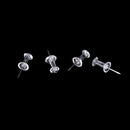 High 40 Pcs Transparent Push Pins Notice Board Map Thumb Tacks Point Bulletin MO