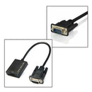 1PCS VGA Male to HDMI Female Adapter Cable Output USB Audio Video Conve KZH