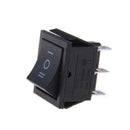 2PCS KCD4 Rocker Switch Black DPDT ON/OFF/ON 6 PIN 16A/250VAC 20A/125VAC FT