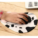 New Skid Resistance Memory Foam Comfort Wrist Rest Support Mouse Pad Cow
