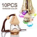 10Pcs Hanging Air Freshener Perfume Fragrance Diffuser Empty Glass Bottles
