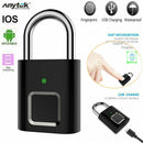 Anytek L34 Fingerprint Padlock USB Rechargeable Door Bag Suitcase Security Lock