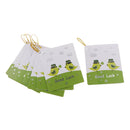 160pcs Cartoon Animal Theme Paper Hanging Message Card Wish Card Party Favor