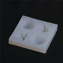 Lovely ashells Starfish Conch Shape Silicon Mold Fondant Kitchen Accessory Nw