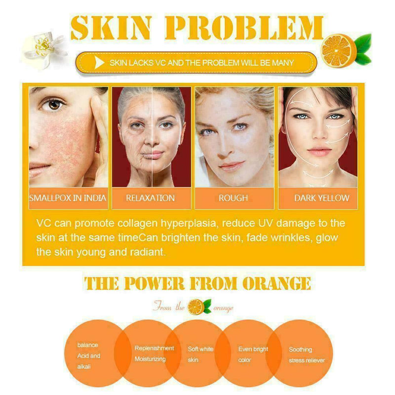 100% PURE VITAMIN C + HYALURONIC ACID SMOOTHING FACE B4D4 SERUM I5I0