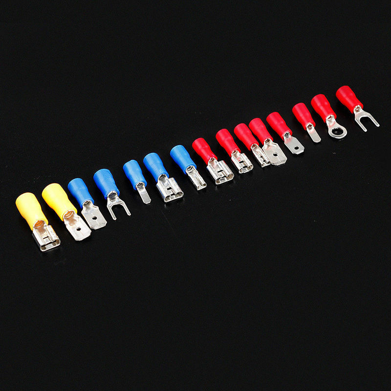 280pcs Assorted Insulated Electrical Wire Terminals Crimp Spade Connectors Set