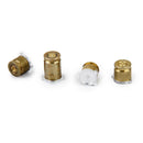 Set of 4PCS Copper Bullet ABXY Buttons Mod Replacement Kit for XBOX ONE Game