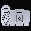 Scrapbooking Bowknot Candy Gift Box Butteryfly Metal Cutting Dies Stencils