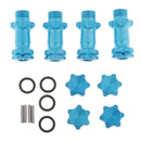 Wheel 17mm Hex Hub 30mm Extension Adapter Combiner for 1/8 HSP RC Car Blue