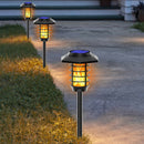 LED Solar Buried Light Waterproof Torch Spotlight Landscape Lighting (A) A