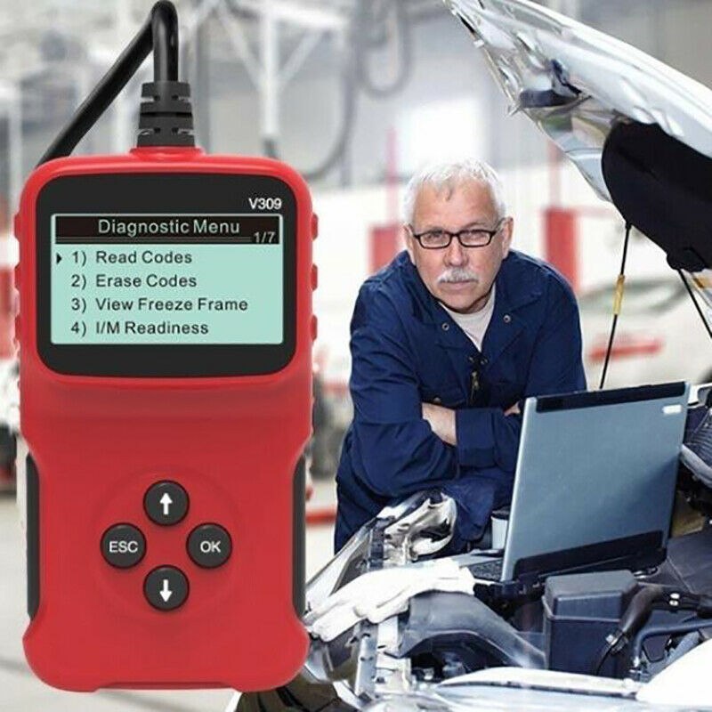 V309 EOBD Scanner Code Reader Data Tester Auto Scan Diagnostic ToolS Hn
