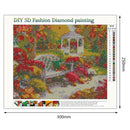 5D DIY Full Drill Diamond Painting Cross Stitch Embroidery Mosaic (Garden)