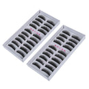 20 pair false eyelashes dense long black eyelashes makeup eyes eyelashes