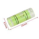4Pcs 9.5mm(D)X25mm Acrylic Tube Bubble Spirit Level Vial 3/8 inch =9.5mm Di K3O6