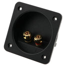 2-Way Speaker Box Terminal Binding Post, Square Connector (80-503)
