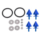Aluminium Spike Chrom eloxiert Thorn Quick Release Fasteners Kit RUS