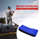 Fishing Rod Tie Strap Suspenders Fishing Sticks Fastening Belts (Blue) A
