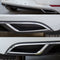 Stainless Rear Exhaust Muffler Stripe Cover Trim Pair fit for VW Golf 7 2018 Hf