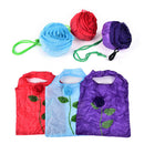 Multi-color Rose Flower Reusable Eco Bags Foldable Shopping Travel Grocery Ba 3C