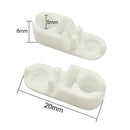20PcsVertical Plastic Curtain Chain Connector Curtain Accessories White Modern