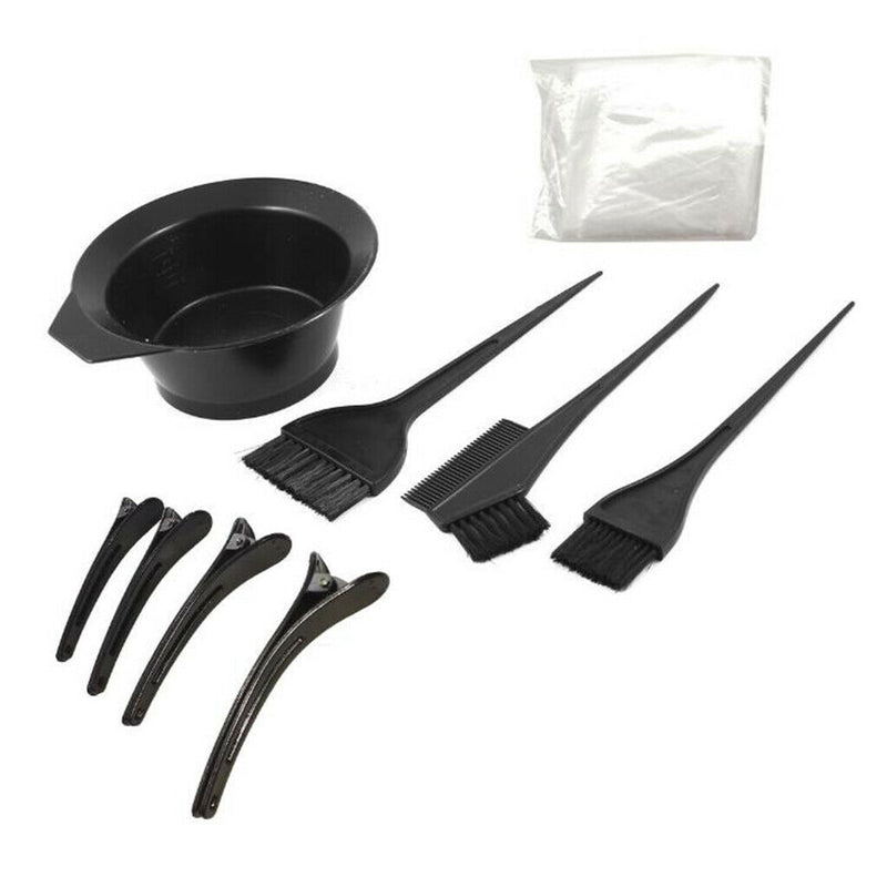 13x Professional Hair Coloring DIY Styling Tools Dye Cape Bowl Hair Clips