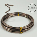 Anodized Aluminum Bonsai Training Wire 5-Size Starter Set-1.0mm,1.5mm,2.0mm