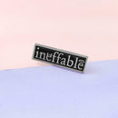 Creative Alphabet Board Brooch Badge Unisex Coat Shirt Lapel Pins (Style 1)