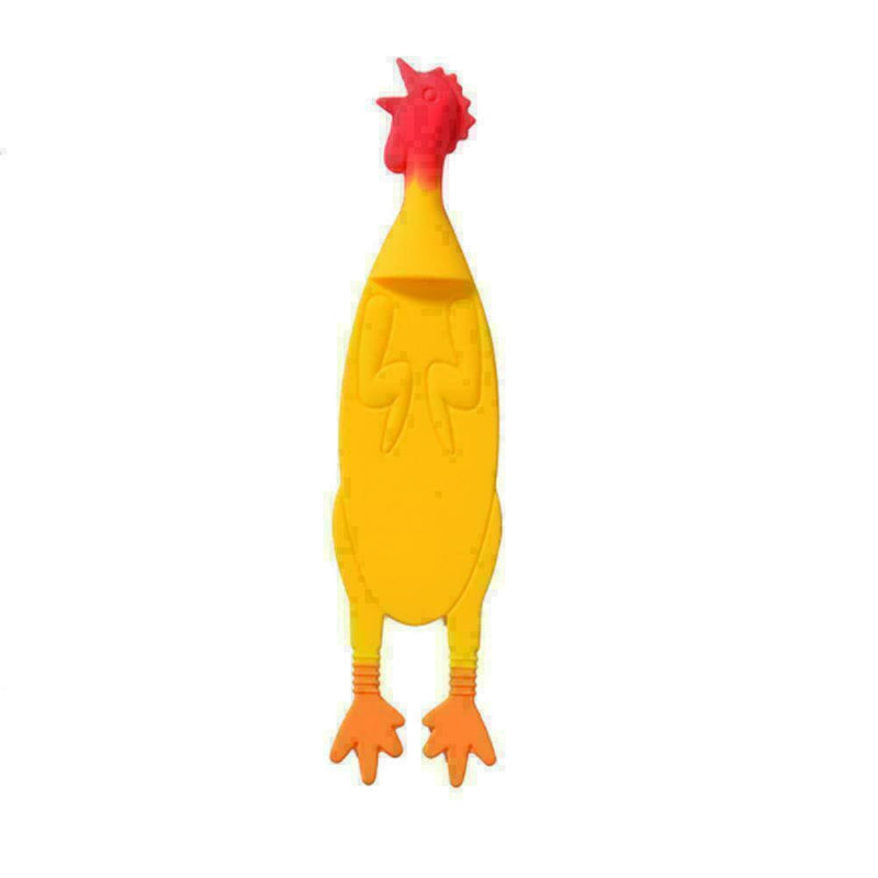 Personalized Silicone Screaming bookmark Chicken Gift Pack Cute Funny L8S9 S3N5