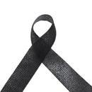 Car Adhesive Tape Flannel Fabric Tape Harness Tape 19mmx25m Black N3L6