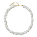 Puka Shell Necklace for Women Boho Tropical Hawaiian Beach Puka Shell Surfe F5Q4