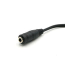 Headphone Splitter Earphone Adapter Audio 3.5mm Female to 2 Male Jack 3.5 Mic A