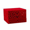 Hollow Engagement Wedding Jewelry Box Holder Display Gift Bracelet box Red