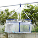 Foldable 2Layers Drying Rack Net Hanging Clothes Laundry Sweater Dryer B ME