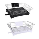 Stainless Steel Dish Drainer Drying Rack With 3-Piece Set Removable Rust Pr W9Q9