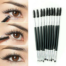 Makeup Angled Spoolie Mascara Slanted Brush For Eyeshadow Eyeliner Eyebro BZB
