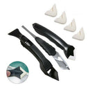 5Pcs Silicone Removal Scraper Caulking Tool Kit Sealant Finishing Caulking Set #