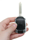 Car Remote Key Case Cover Fob W/ Uncut Blade For Ssangyong Actyon Kyron Rex G9V4