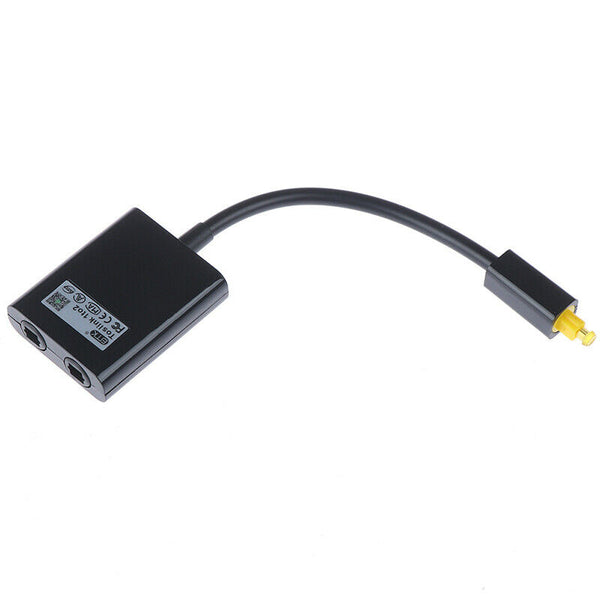 1 input 2 digital optical audio distributor splitter output cableP skTEUS