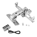 Universal Aluminum Alloy Motorcycle Adjustable LED License Plate Holder Mot