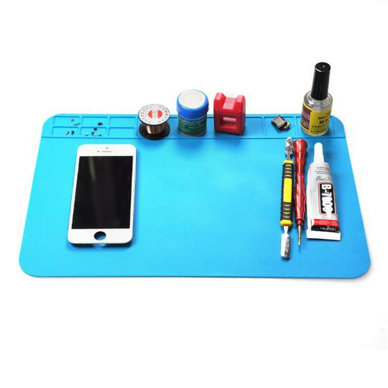 Heat Insulation Silicone Pad Soldering Working Repair Solder Maintenance Mats