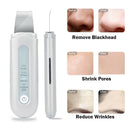 4 Mode Ultrasonic Facial Scrubber Spatula Face Extractor+Facial Mister Sprayer #