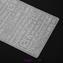 1pc Multi-Letters Plastic Embossing Folder Template For Scrapbooking DIY