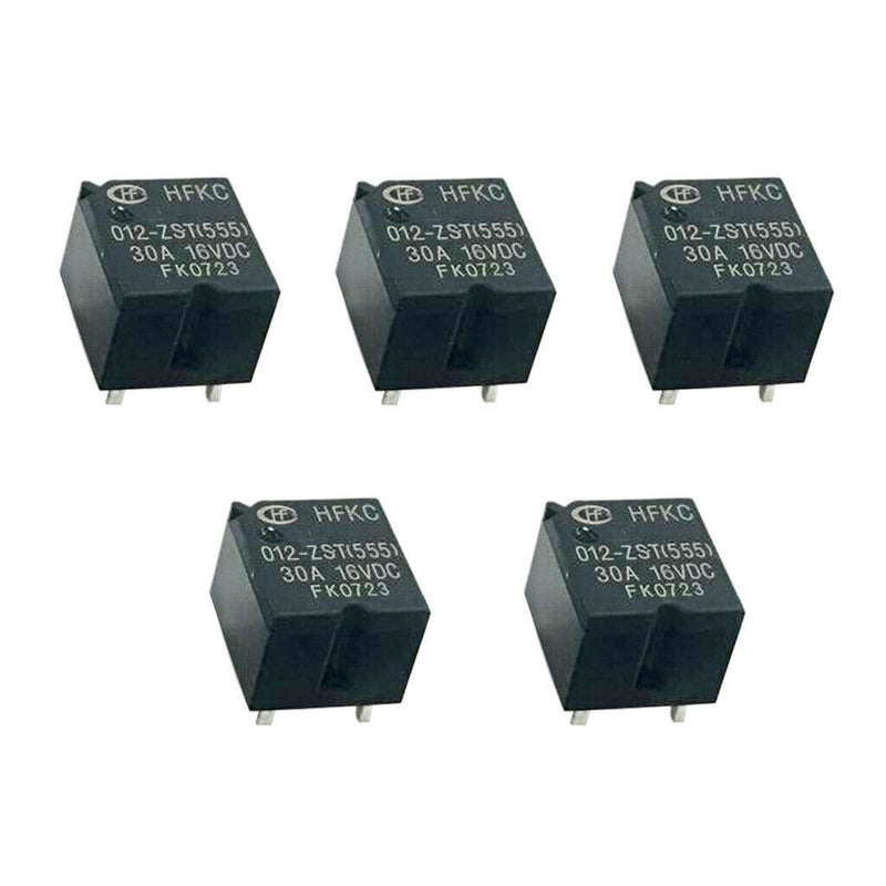 5 Pieces 5-pole Automotive Relay Set Changeover Relay Changeover Relay For